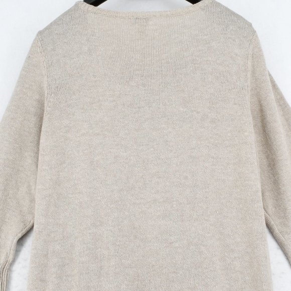 Style & Co. Plus Size Hammock Heather Ruffled Knit Pullover Crewneck Sweater 2X - Picture 7 of 9